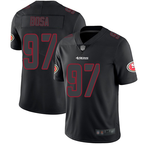 San Francisco 49ers Limited Black Men Nick Bosa NFL Jersey 97 Rush Impact